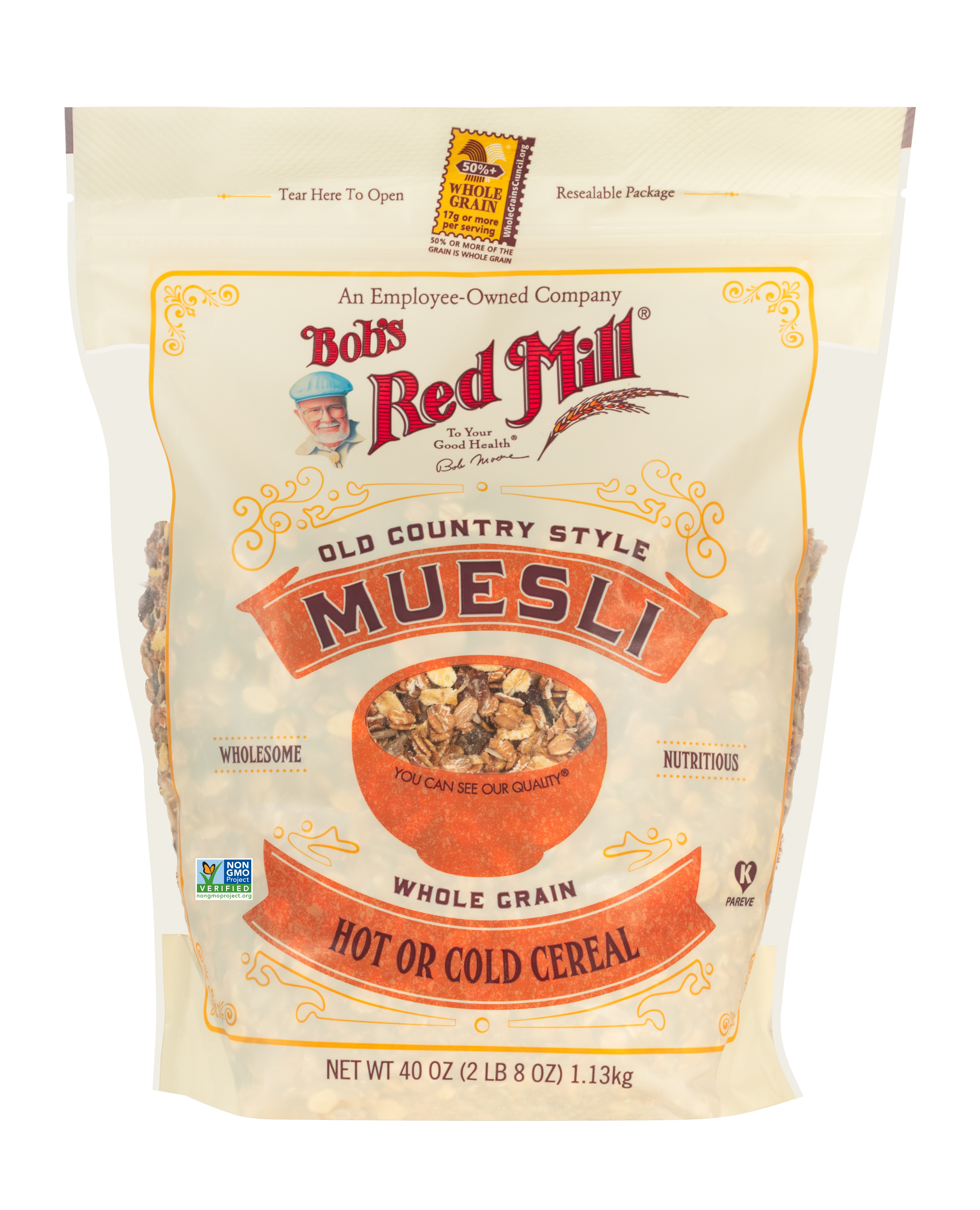 Old Country Style Muesli - front - 40oz