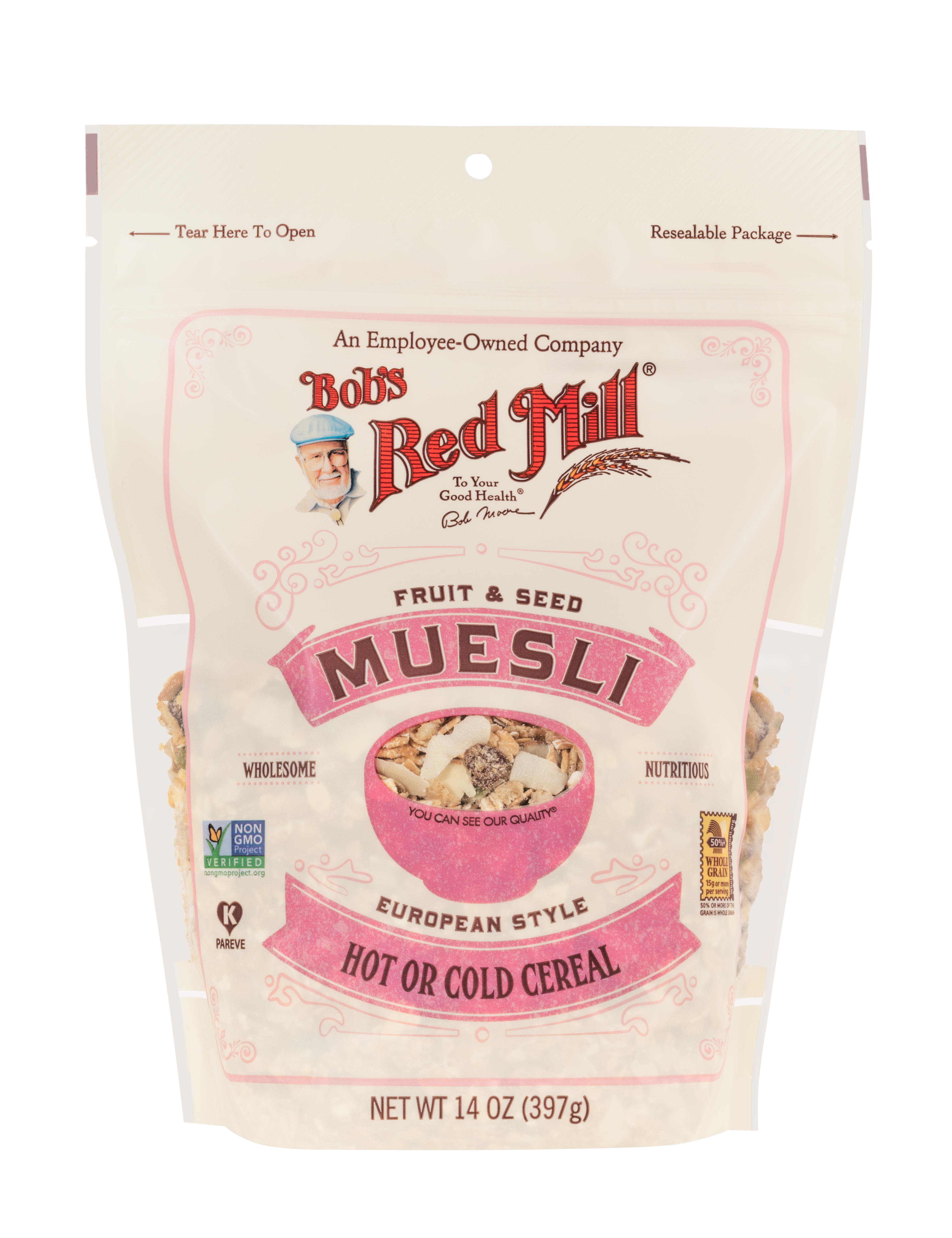 Fruit and Seed Muesli - front