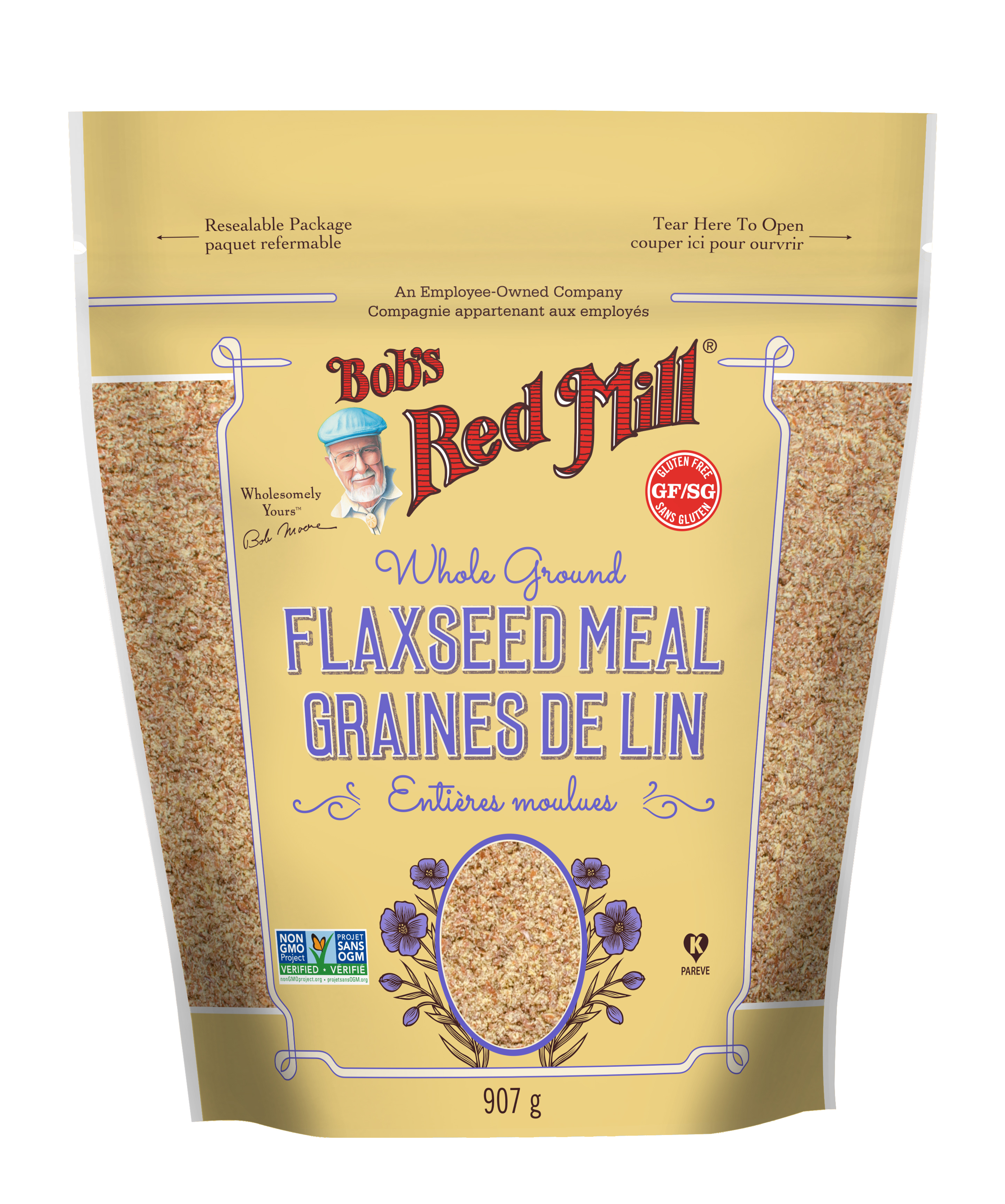 GF Flaxseed meal - canadian - 907g - front