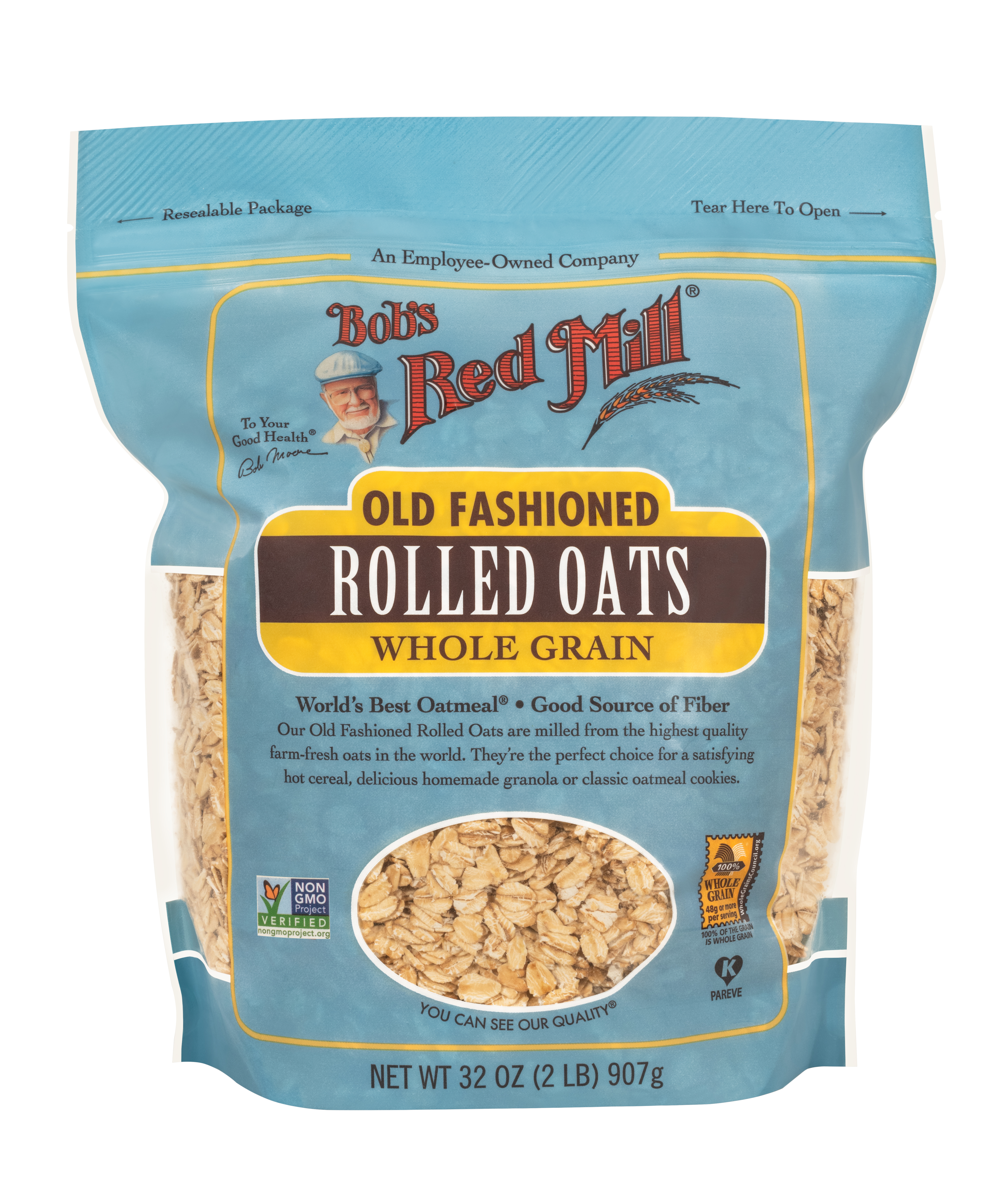 Oats Rolled Regular- front 32 oz