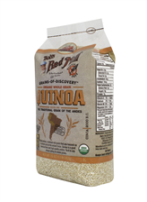 Organic White quinoa grain - side