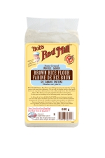 Organic Rice flour brown - 680g - canadian - front