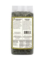 Green lentil beans - canadian - back