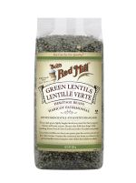 Green lentil beans - canadian - front