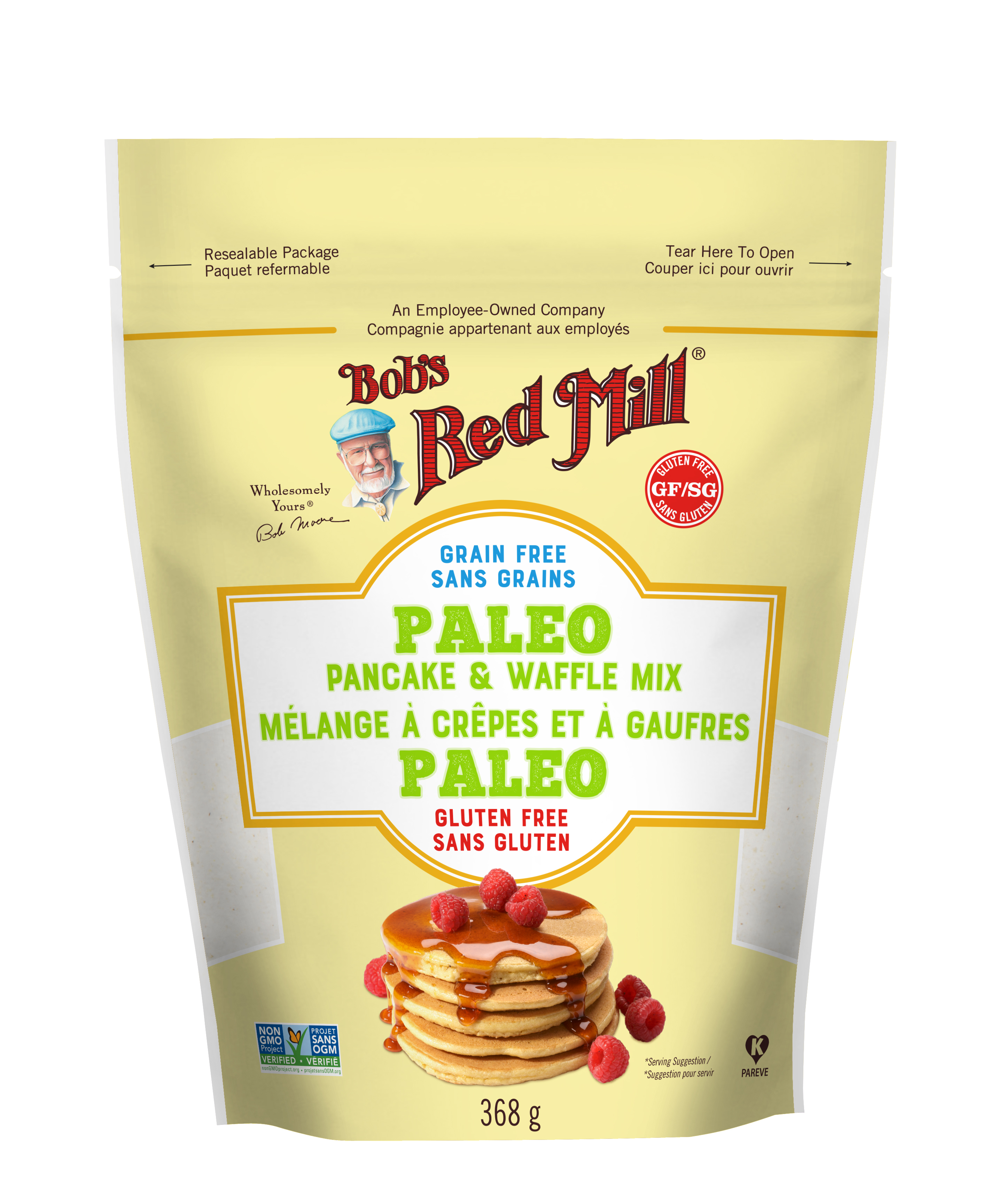 Paleo Pancake Mix Canadian - front