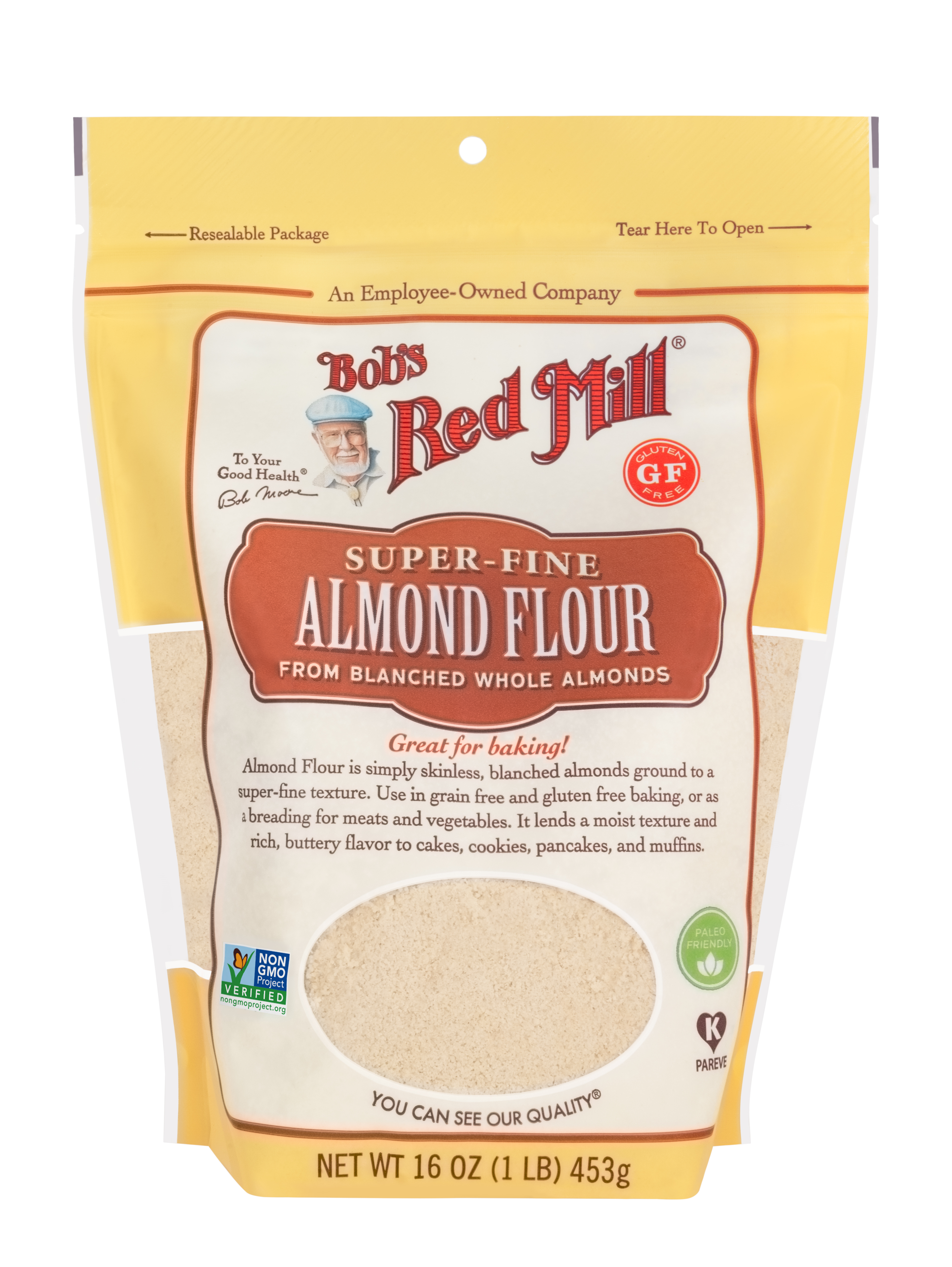 Almond meal/flour super fine - 16 oz - front