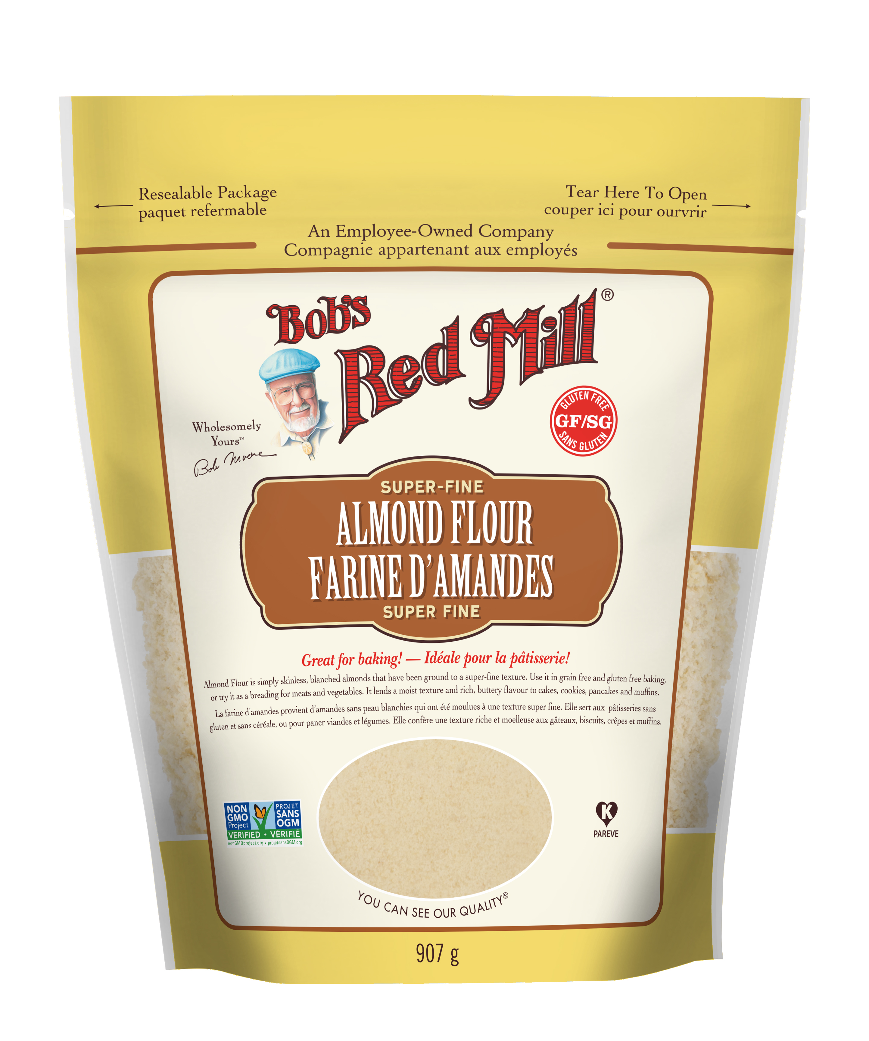 Almond flour - SUP - 907g - front - canadian