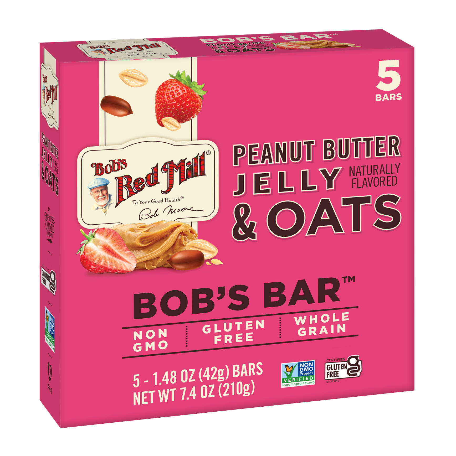 Peanut Butter Jelly Bar - 5pk Front