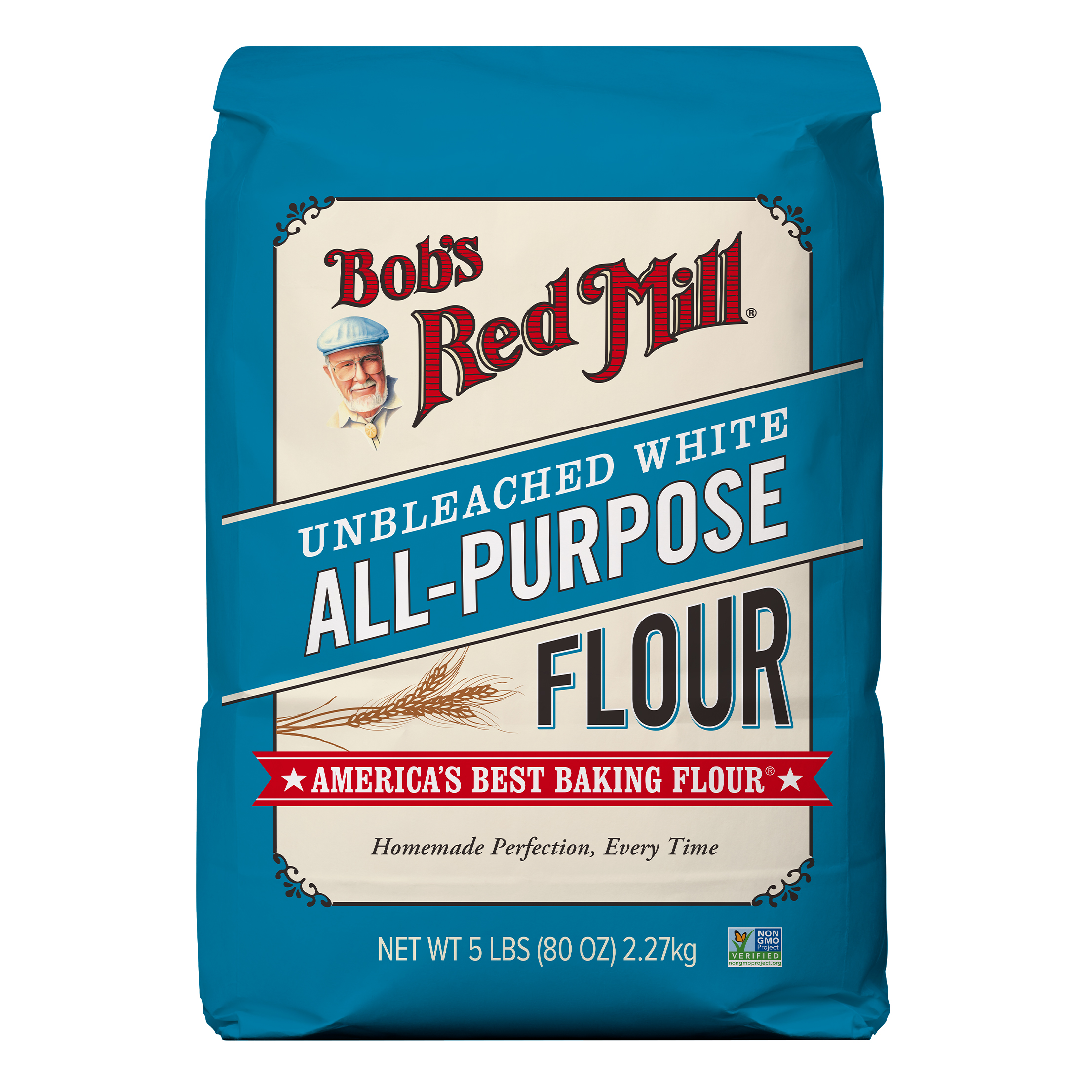 Unbleached All Purpose Flour Front - paper bag
