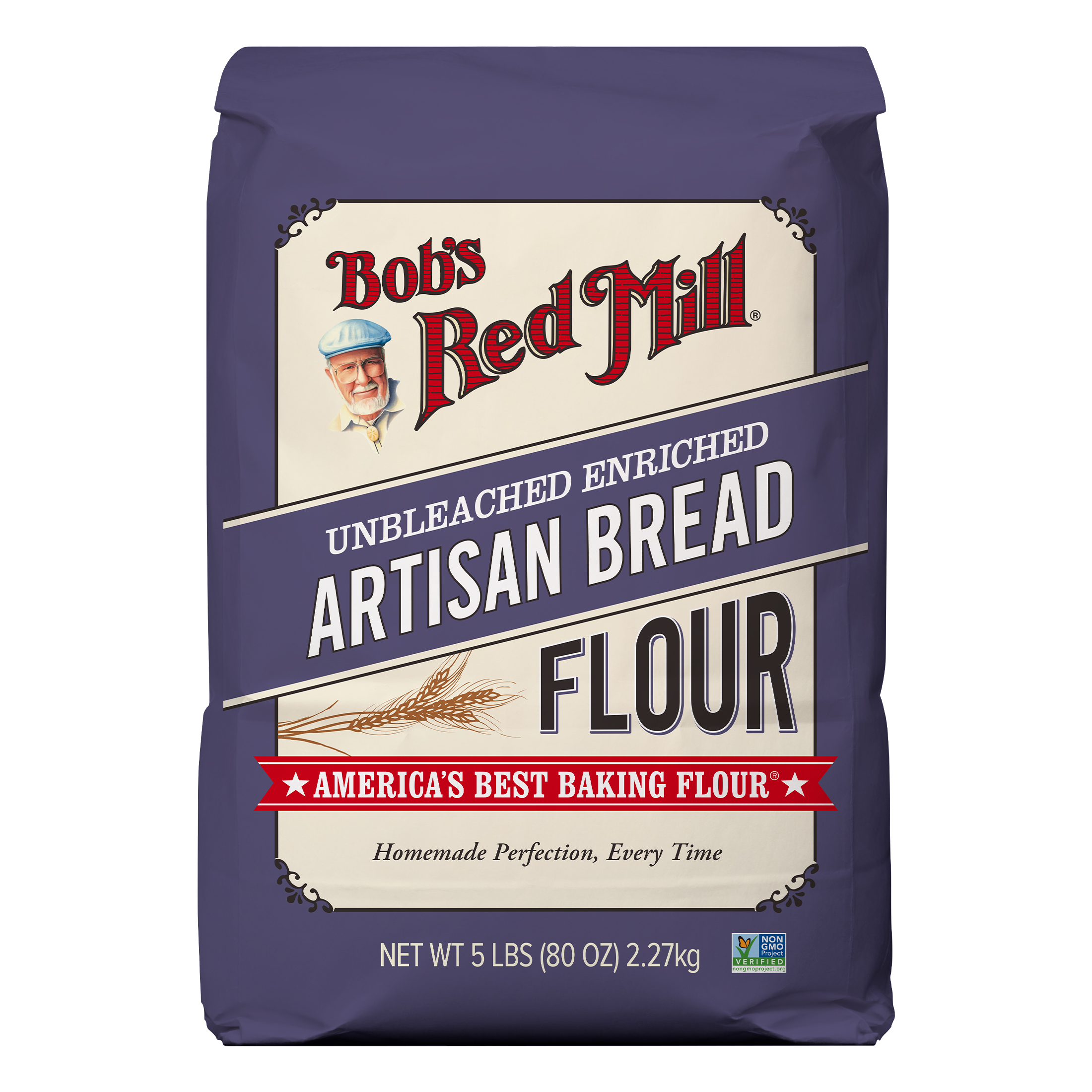 Artisan Bread Flour Front - paper bag