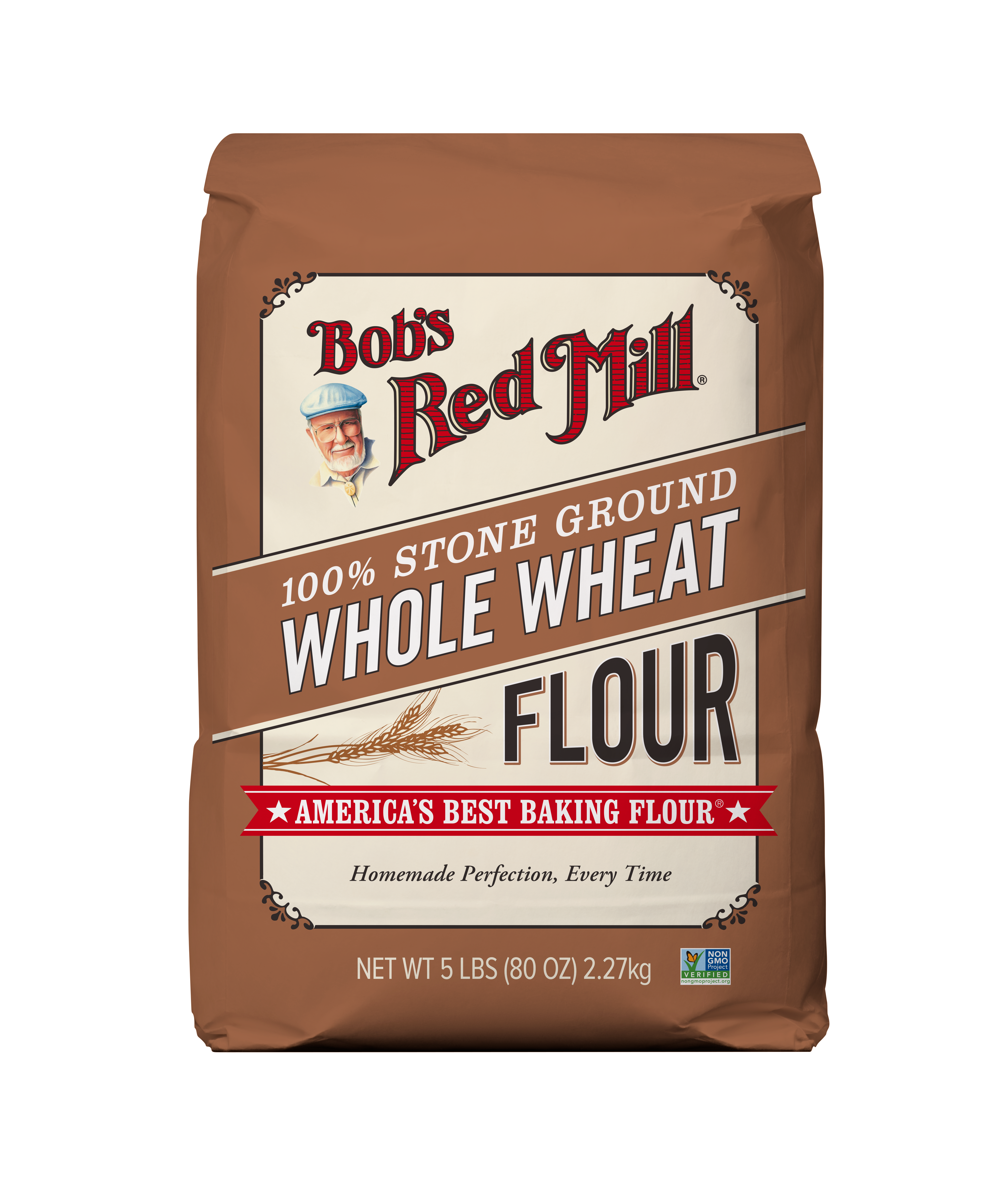 Whole Wheat Flour Front - paper bag