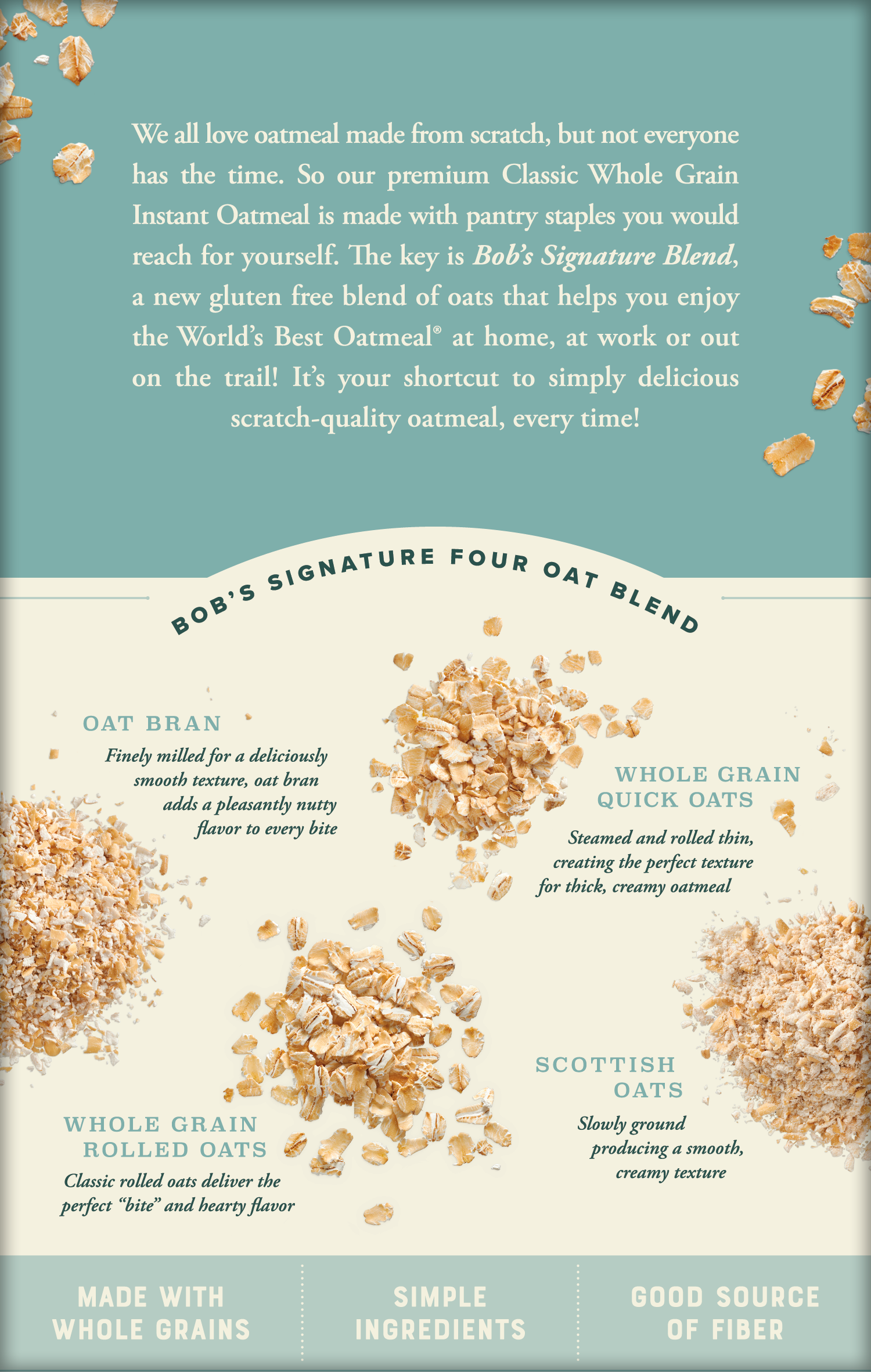 Oatmeal Packet Classic Back