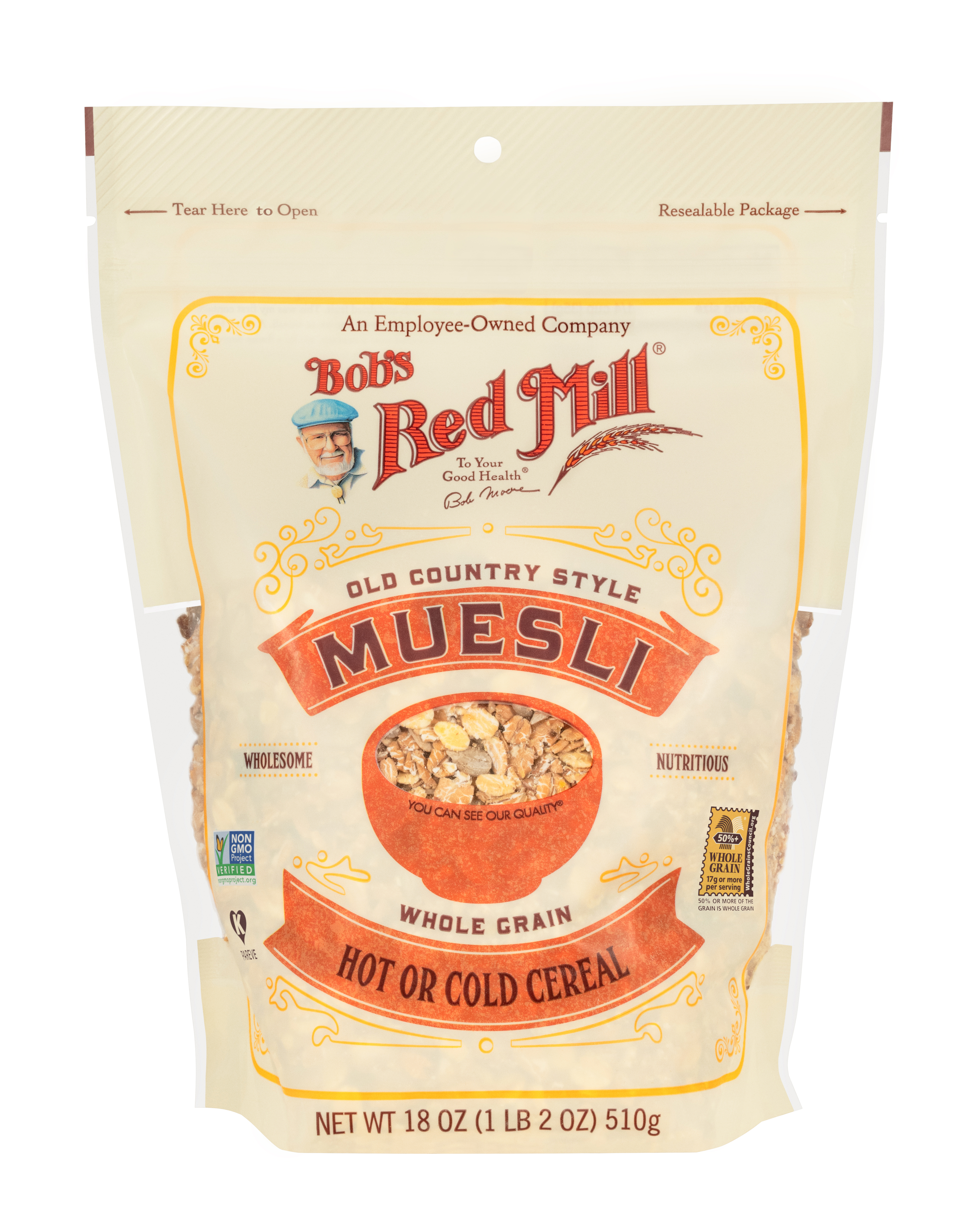 Old Country Style Muesli - front - 18 oz