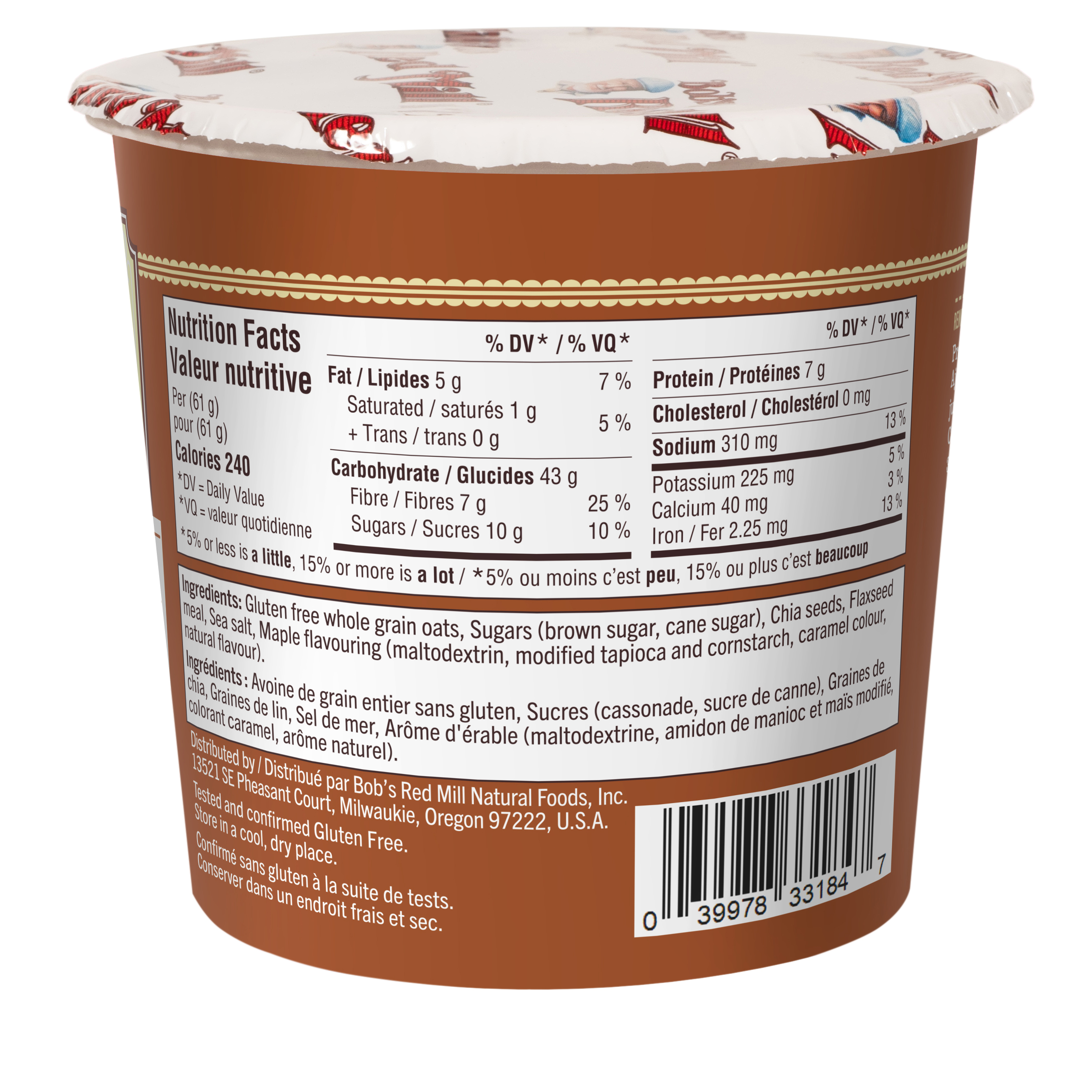 Maple Brown Sugar GF Cup - Canadian left