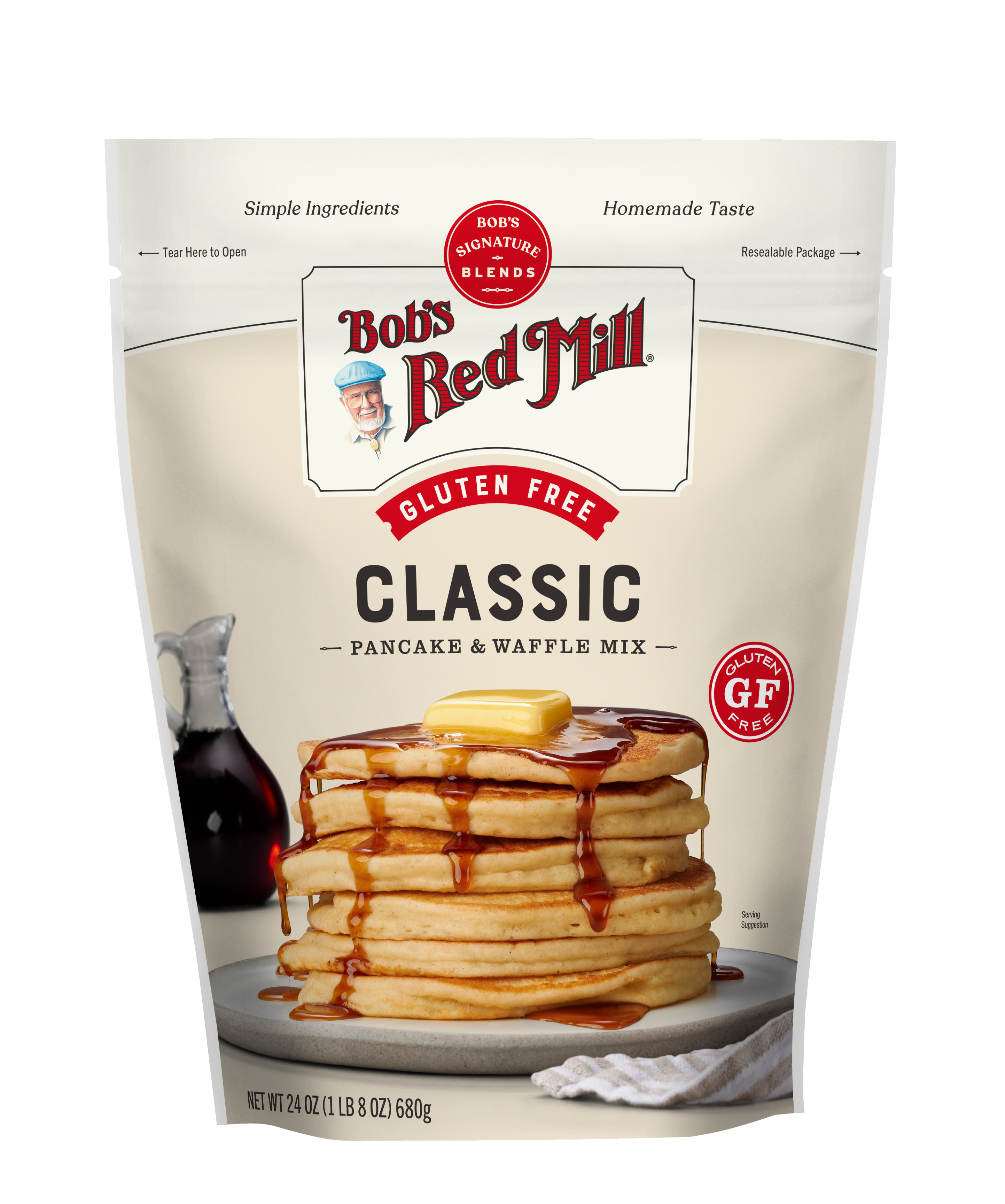 Gluten Free Pancake Mix - Front