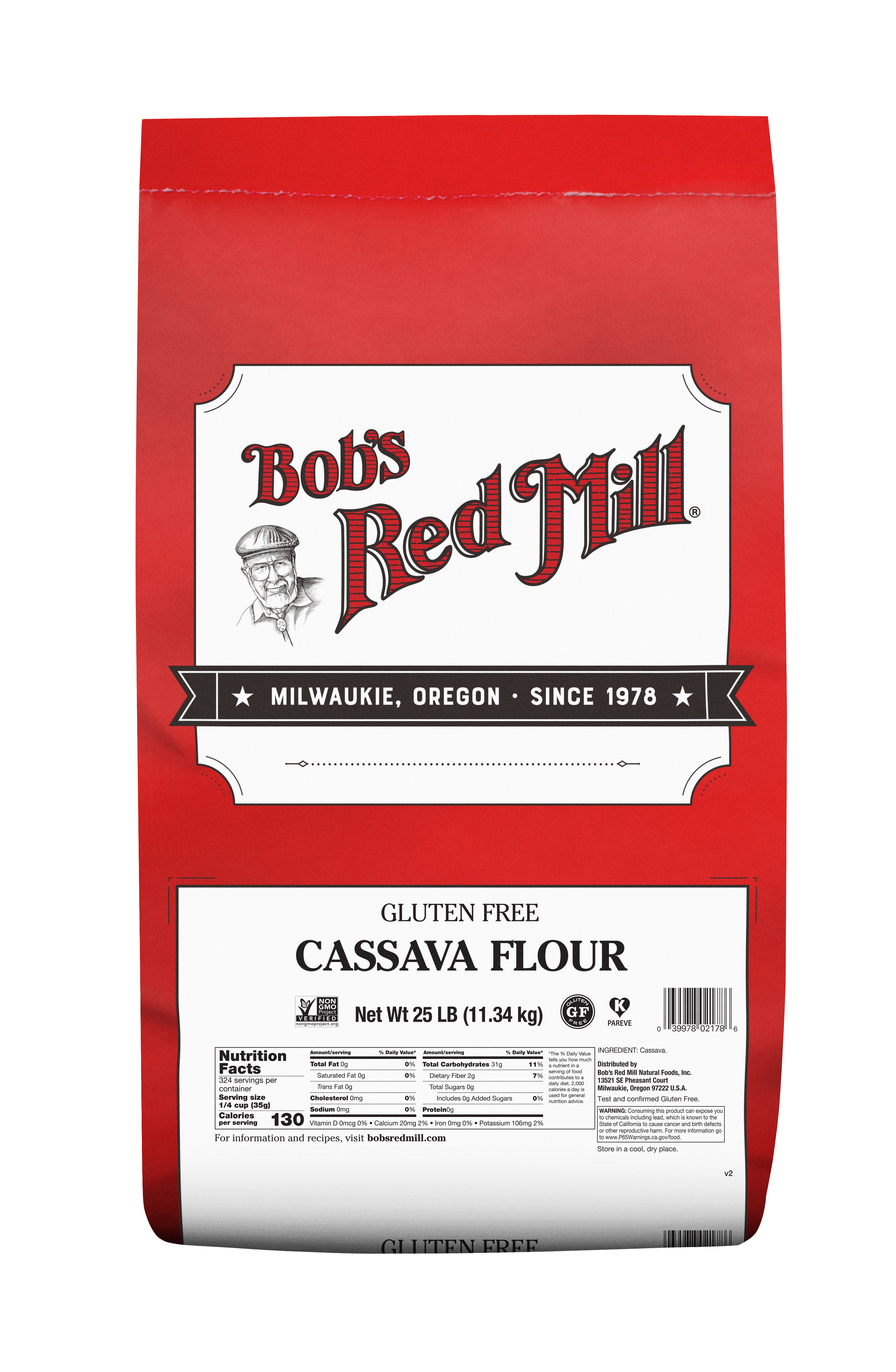 Cassava Flour - 25 lbs