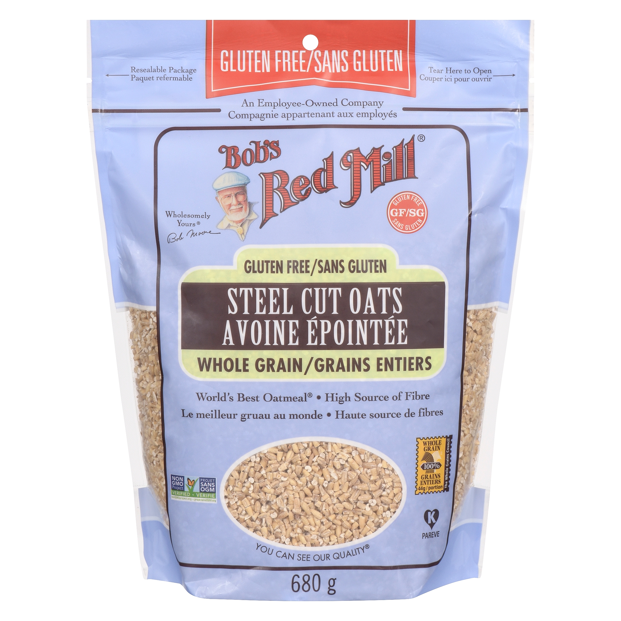 Gluten Free Steel Cut Oats- Canadian- 680g