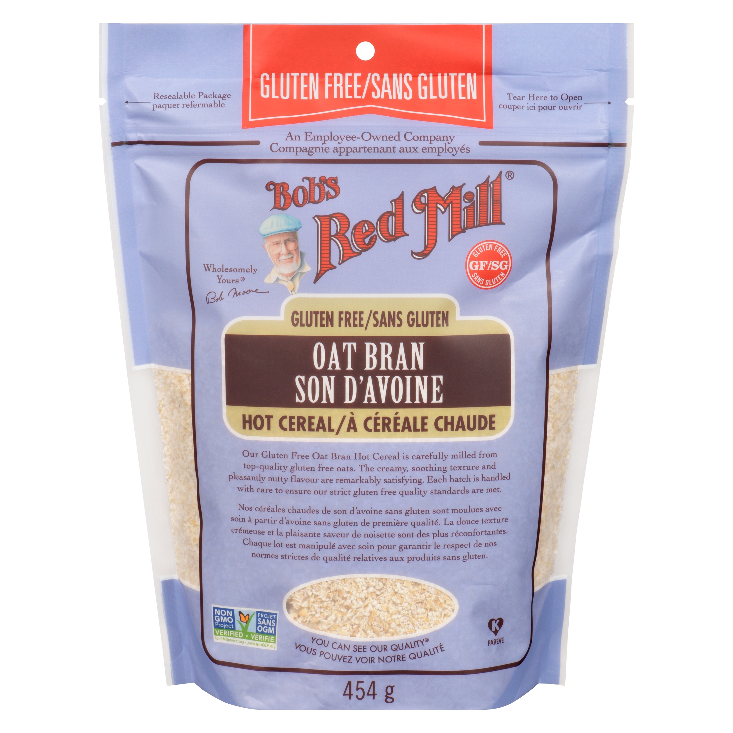 Gluten Free Oat Bran- Canadian- 454g