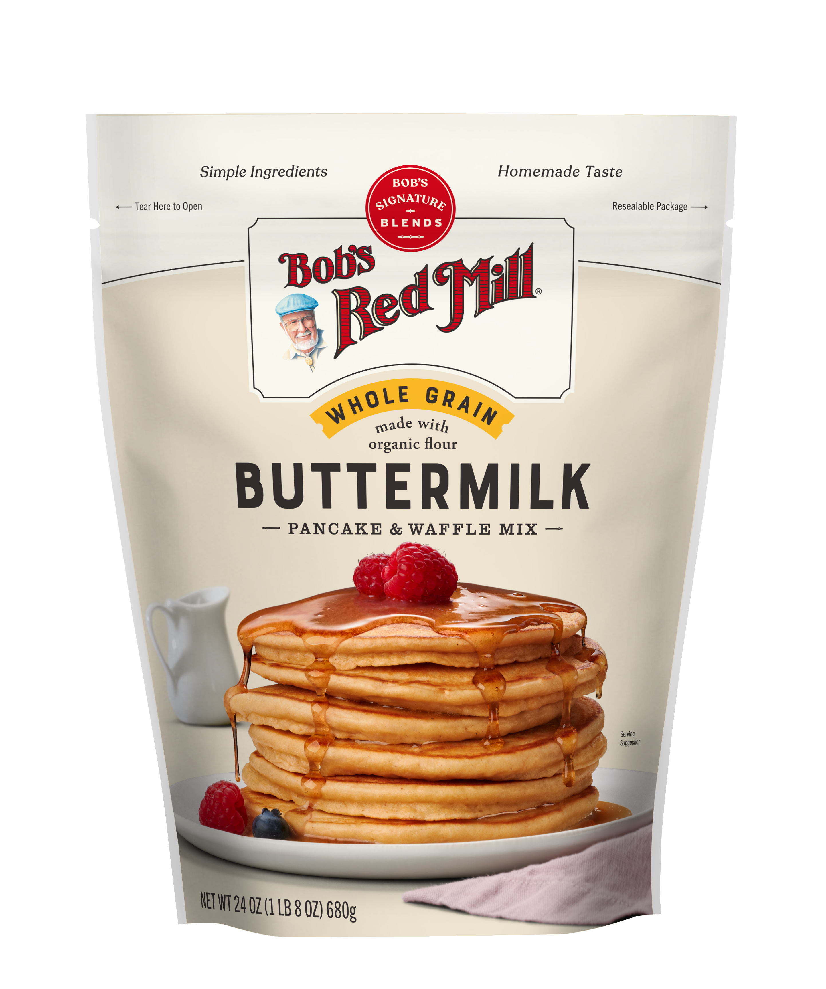 Whole Grain Buttermilk Pancake Front