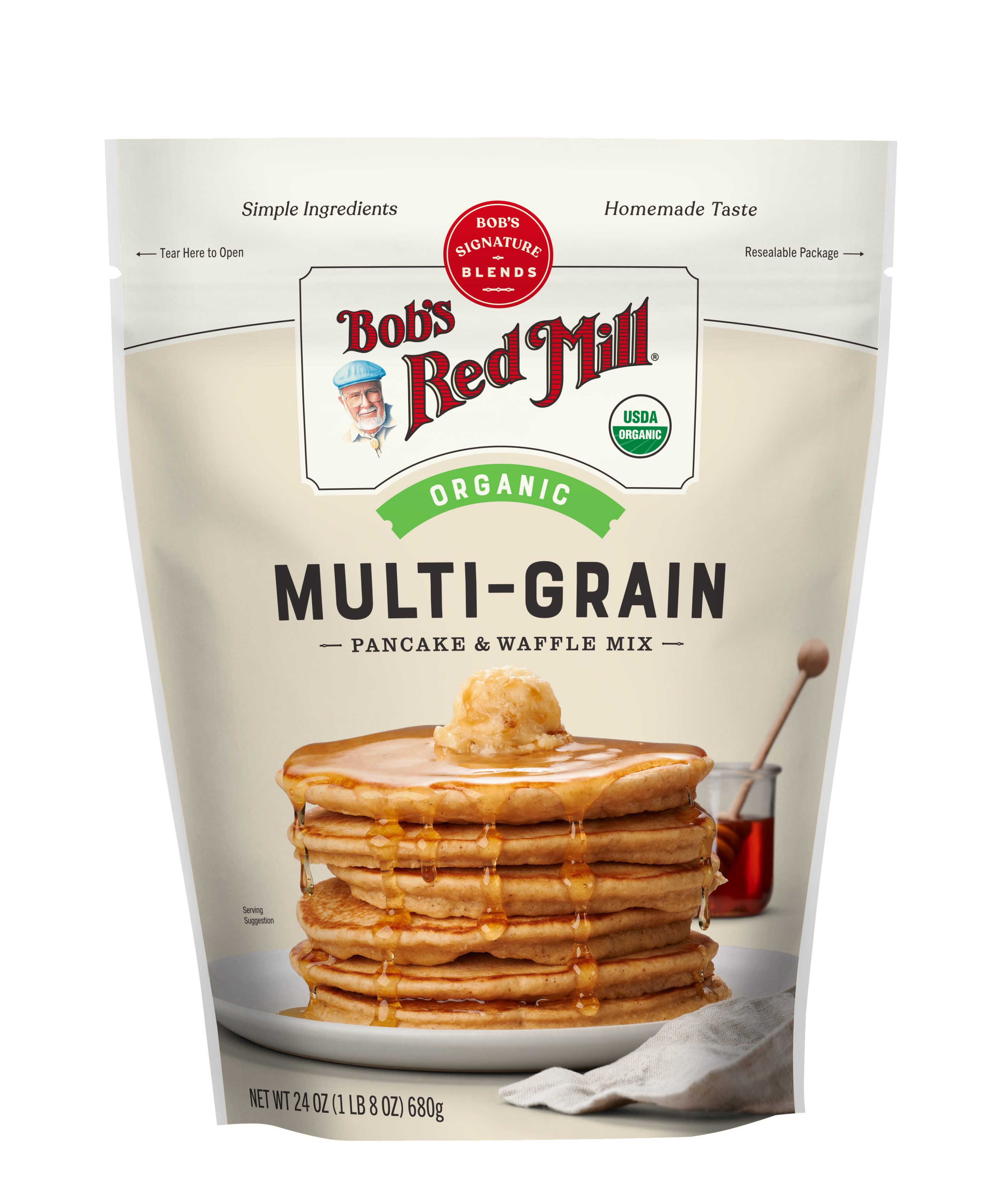 Multi Grain Pancake Mix Front