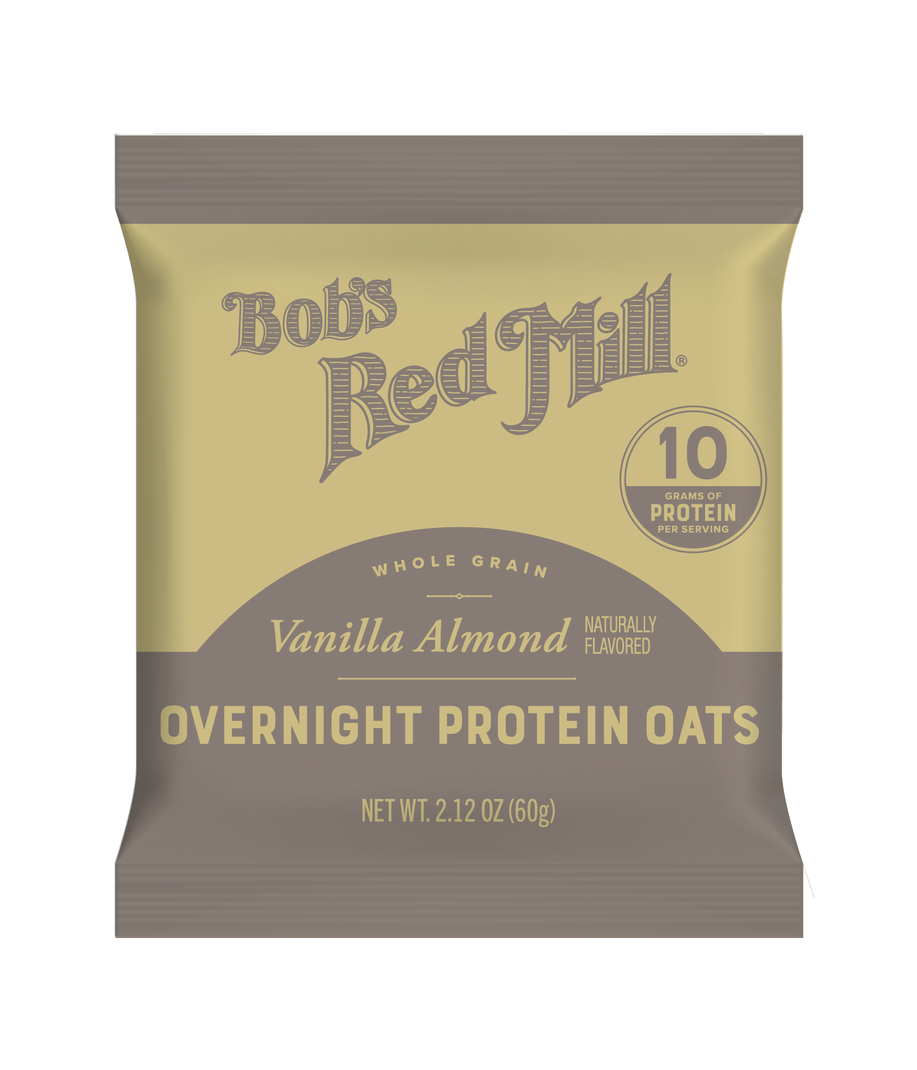 Overnight Protein Oats Vanilla Almond Sachet Front