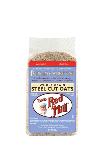 Wf steel cut oats - australia - front
