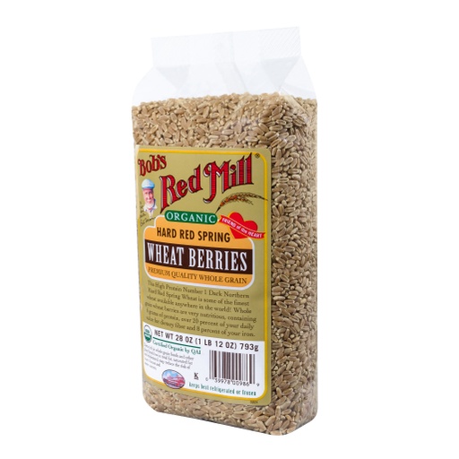 Organic Hard red sprg wheat - side