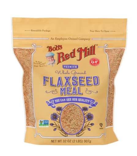Flaxseed Meal Brown 32 oz - Front