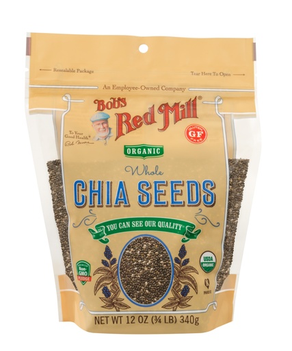 Organic Chia Seeds- front