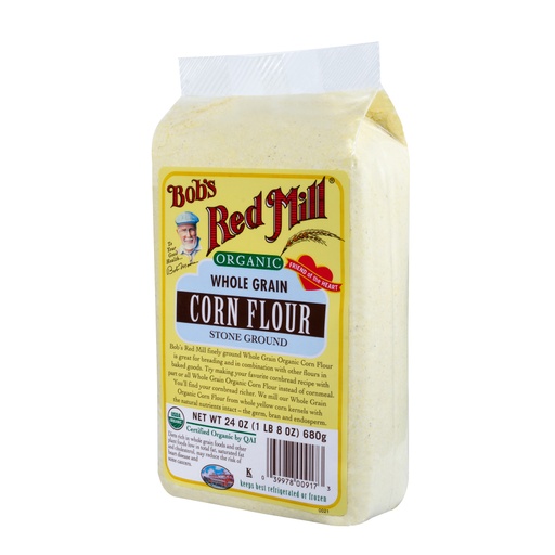 Organic Corn flour - side