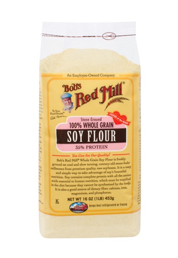 Soy flour stone ground - front