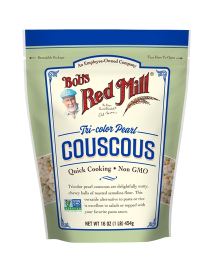 Tri Color Pearl Couscous- front