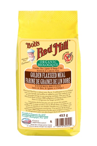 OG Golden flaxseed meal - canadian - 453g - front