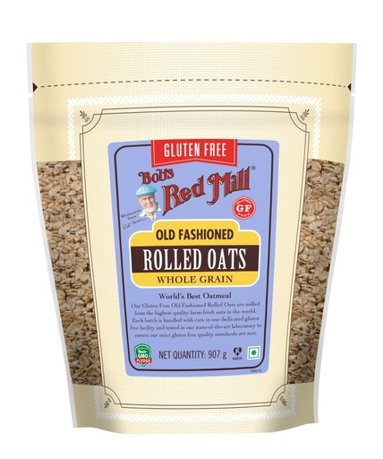 Gluten Free Regular Rolled Oats- India- front