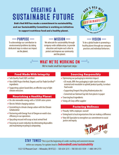 Sustainability Info Sheet