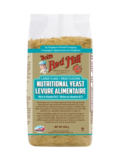 Nutritional yeast large flake- canadian - 226g - front