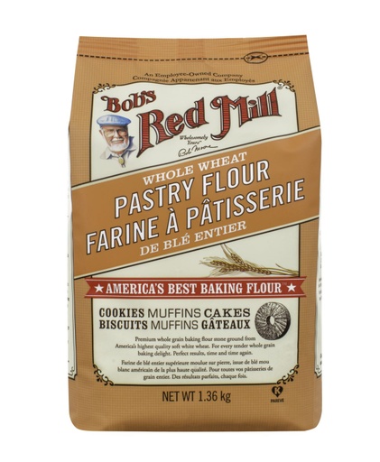 Whole wheat pastry flour - 1.36kg - canadian - front