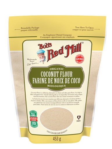 Coconut flour Organic - SUP - 453g - front - canadian