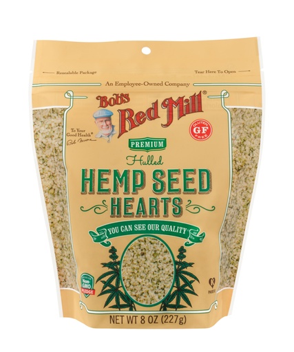 Hemp Seed Hearts- front