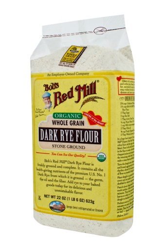 Organic Rye flour dark - side