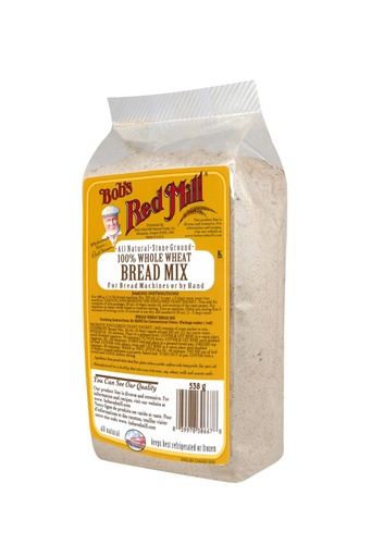 Whole wheat bread mix - 538g - canadian - side