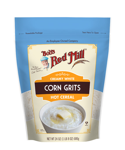 Corn Grits, White - Front