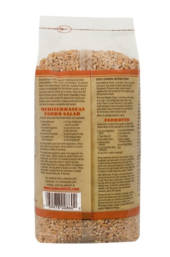 Organic Farro - back