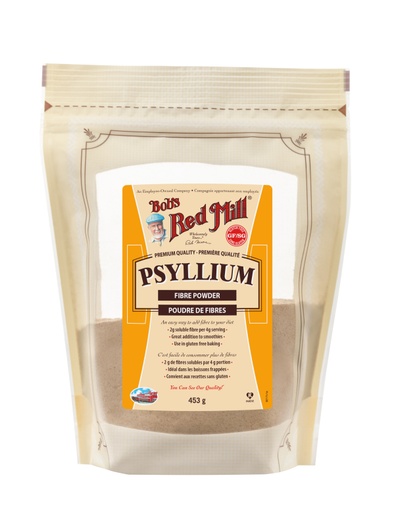 Psyllium fibre powder - canadian - front