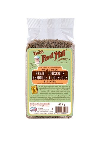 Whole wheat pearl couscous - canadian - 453g - front