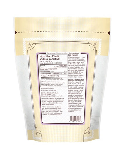 Corn Starch - SUP - 510g - canadian - back