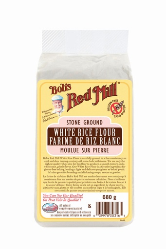 White rice flour - canadian - 680g - front