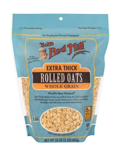 Oats Rolled Thick - front - 16 oz