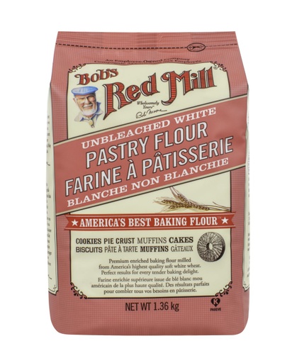 White pastry flour - 1.36kg - canadian - front