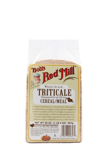 Triticale cereal/meal - front